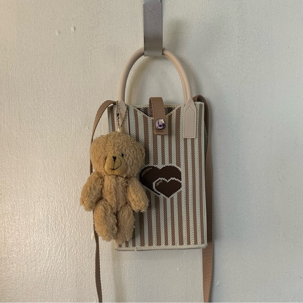 Cute mini bag w/ teddy charm